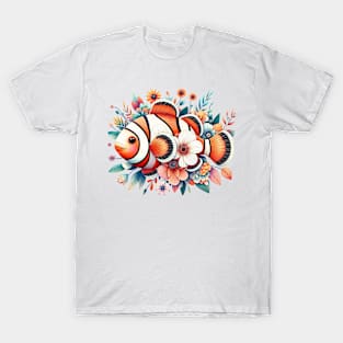 Floral fish T-Shirt